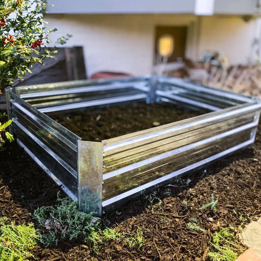 Garrett Wade Galvanized Garden Bed Garden 46JHVR162
