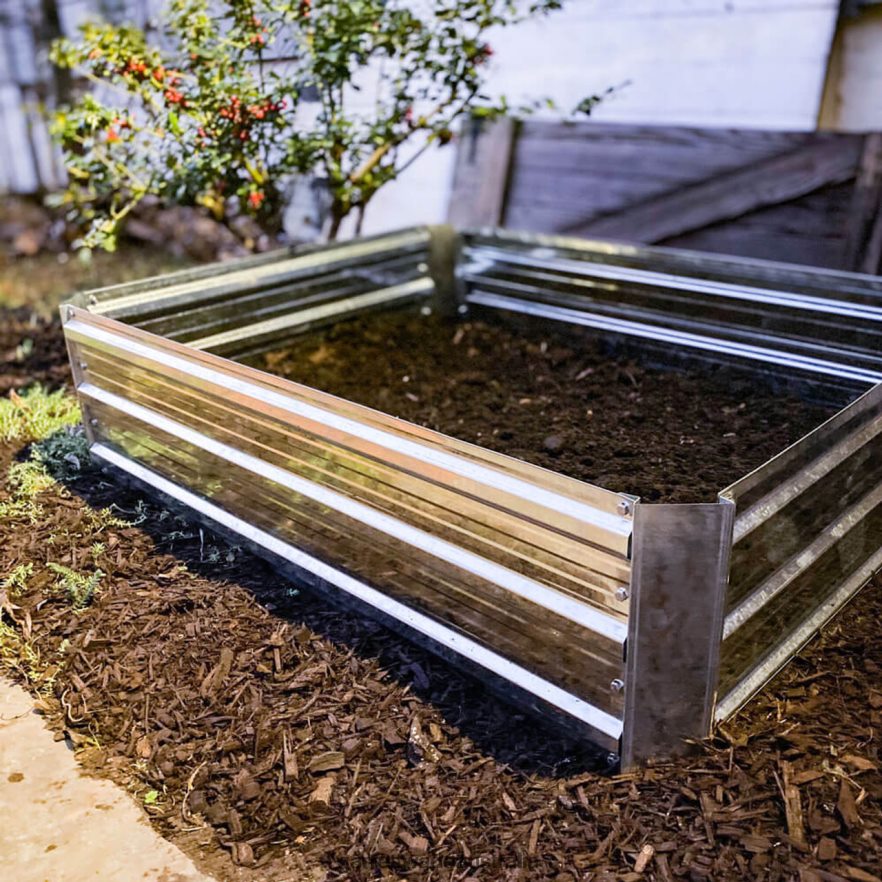 Garrett Wade Galvanized Garden Bed Garden 46JHVR162