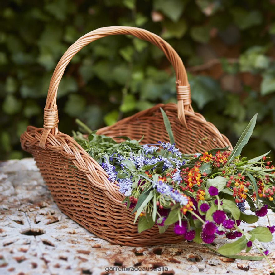 Garrett Wade Handwoven Wicker Garden & Home Basket Garden 46JHVR129