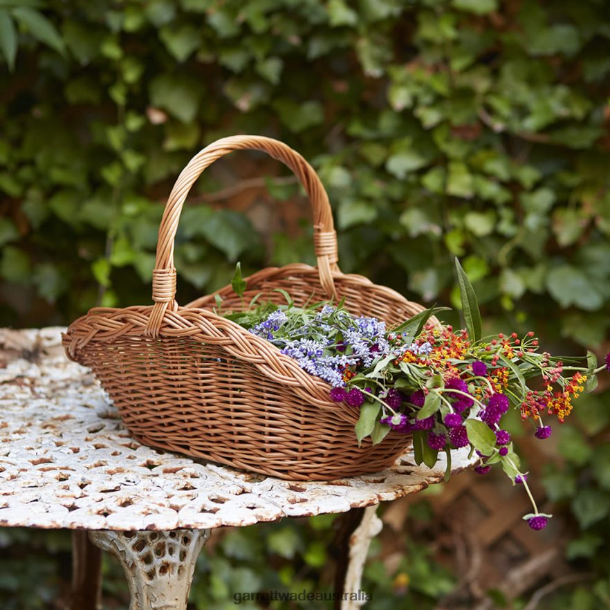 Garrett Wade Handwoven Wicker Garden & Home Basket Garden 46JHVR129