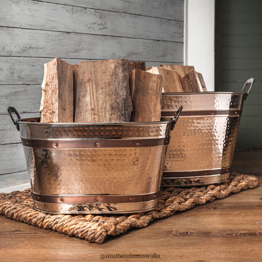 Garrett Wade Pair of Nestled Stainless Steel Basins Garden 46JHVR124