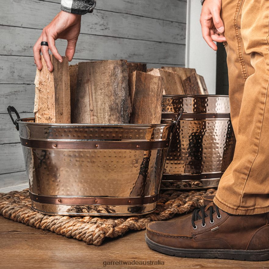 Garrett Wade Pair of Nestled Stainless Steel Basins Garden 46JHVR124