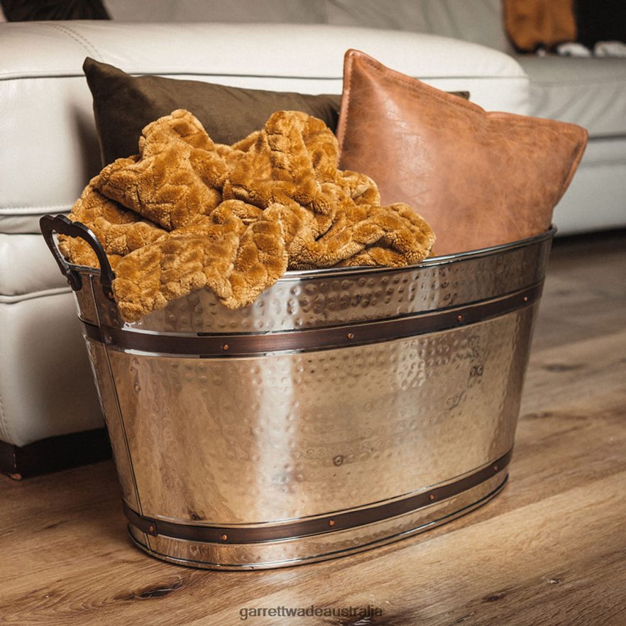 Garrett Wade Pair of Nestled Stainless Steel Basins Garden 46JHVR124