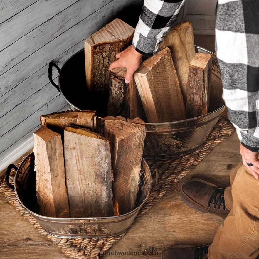 Garrett Wade Pair of Nestled Stainless Steel Basins Garden 46JHVR124