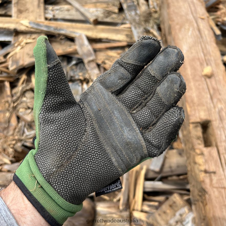 Garrett Wade Puncture Resistant Gardening Gloves- Green Garden 46JHVR138