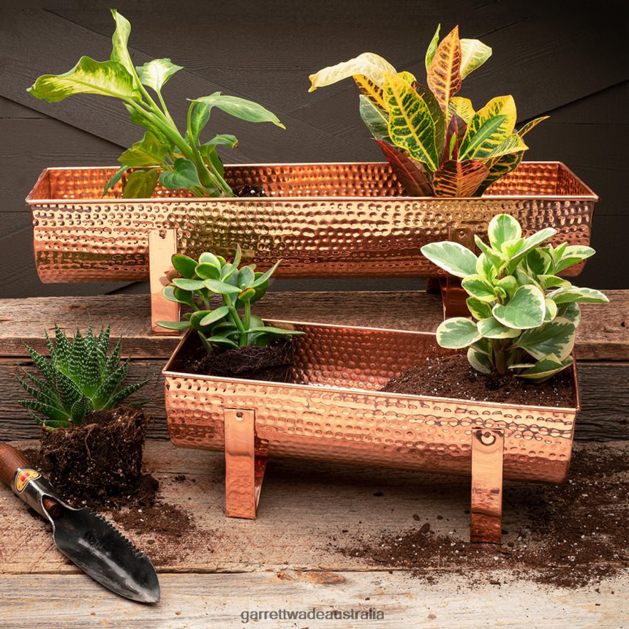 Garrett Wade Solid Copper Window Planters Garden 46JHVR148