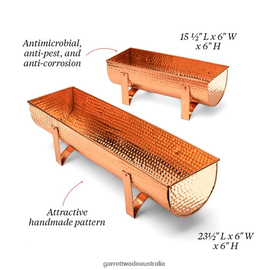 Garrett Wade Solid Copper Window Planters Garden 46JHVR148