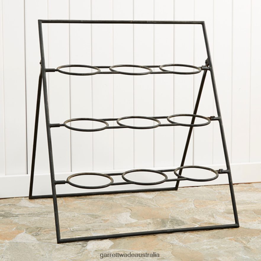 Garrett Wade Terracotta Planter Stand Including 9 Pots Garden 46JHVR136