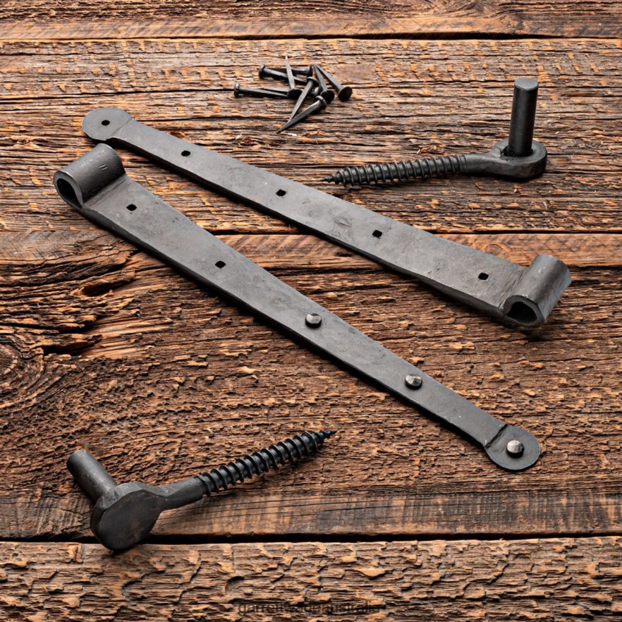 Garrett Wade Traditional Iron Gate & Door Hinges Garden 46JHVR142