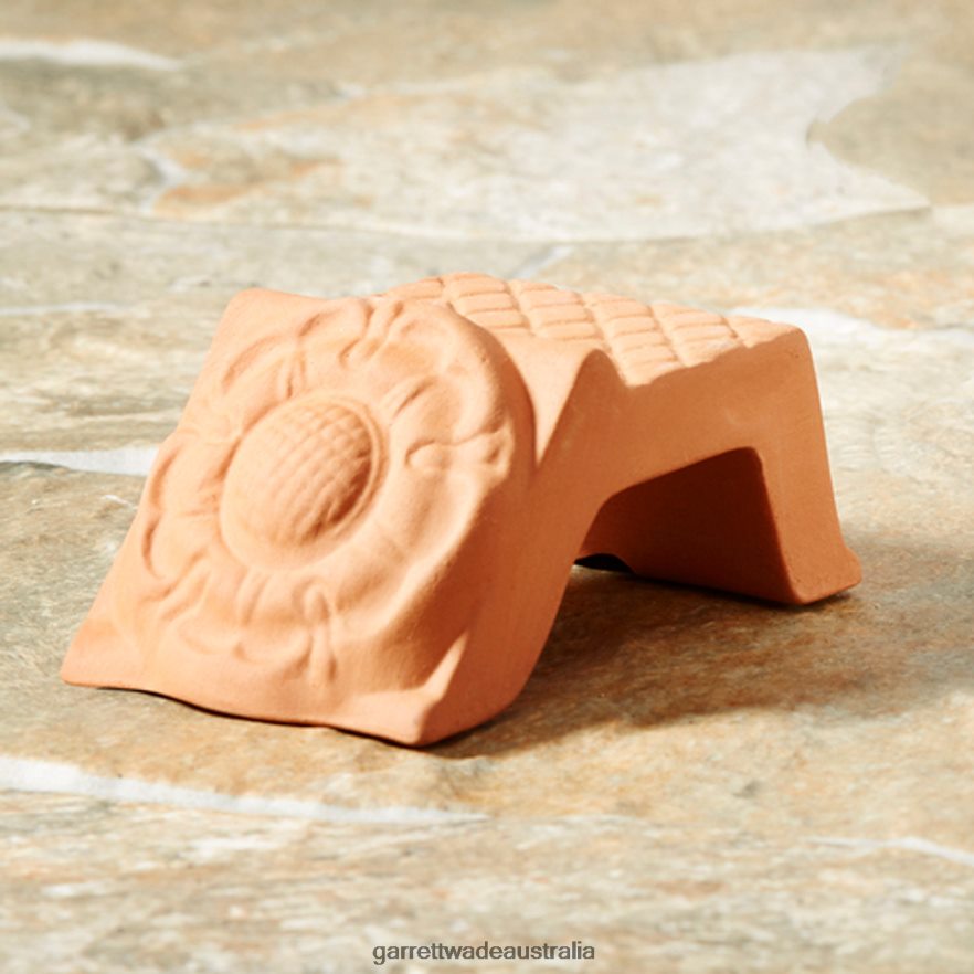 Garrett Wade Tudor Rose Terracotta Pot Feet Garden 46JHVR168