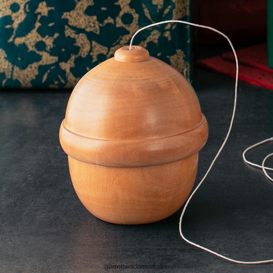 Garrett Wade Wooden Acorn-Shaped Twine Holder Garden 46JHVR130