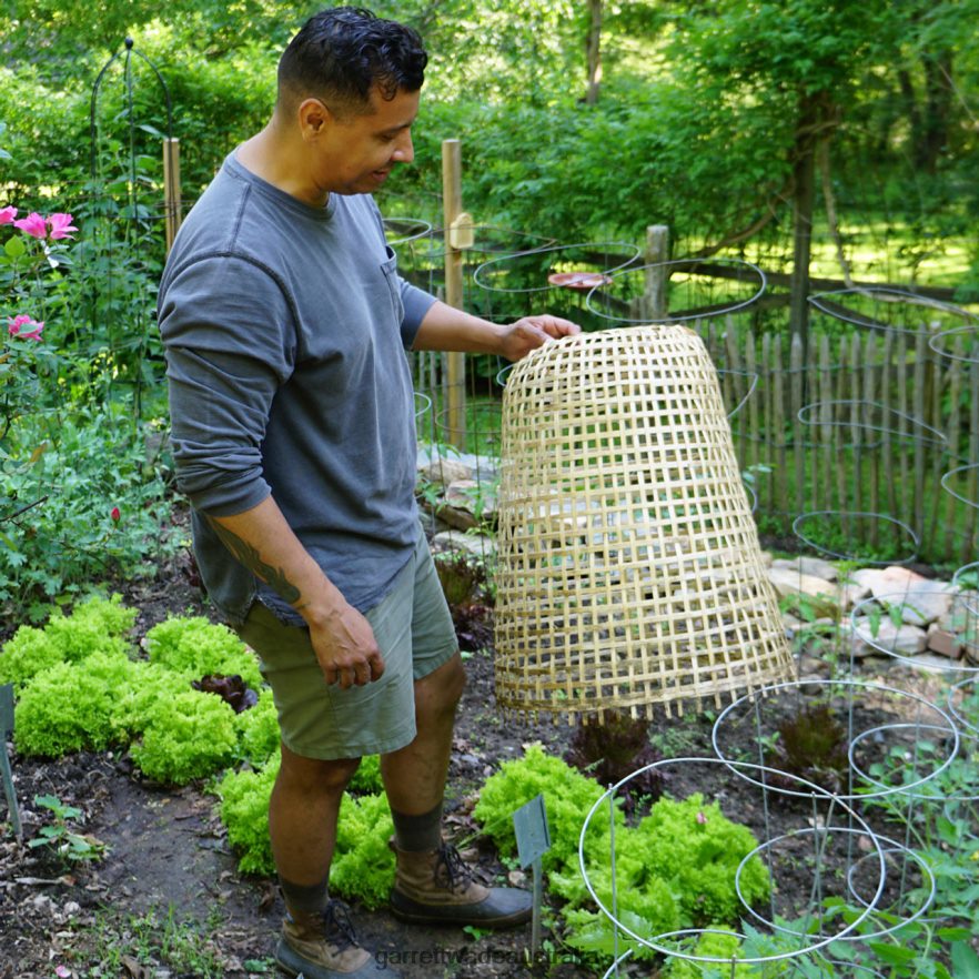 Garrett Wade Woven Bamboo Garden Cloche Garden 46JHVR152