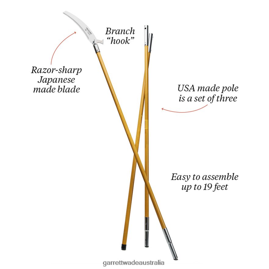Garrett Wade Hi-Reach 19 ft Pole Saws Garden 46JHVR1