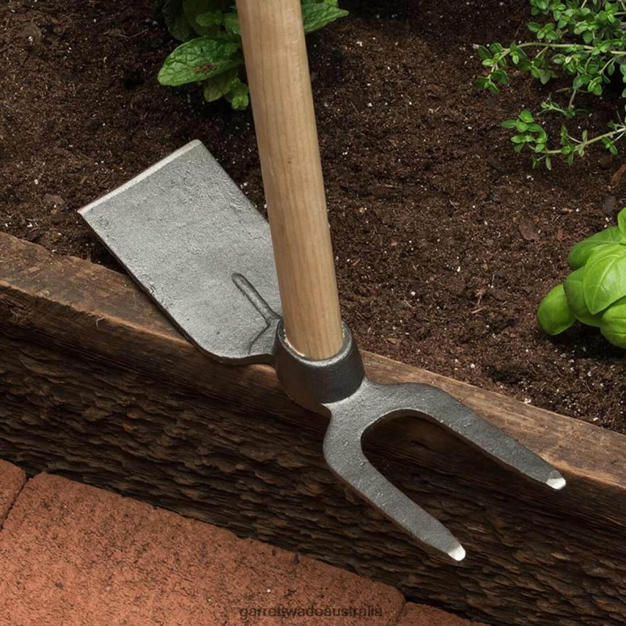 Garrett Wade Mini Hoe with 2-Prong Grubber Garden 46JHVR101