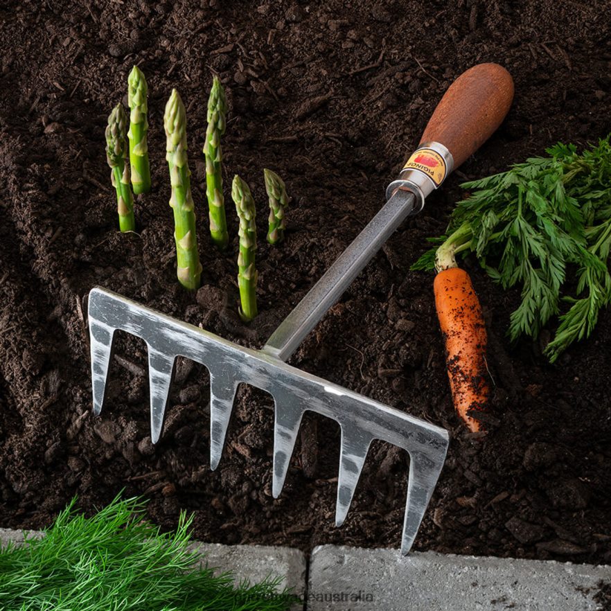 Garrett Wade Red Pig Hand Rake Garden 46JHVR104