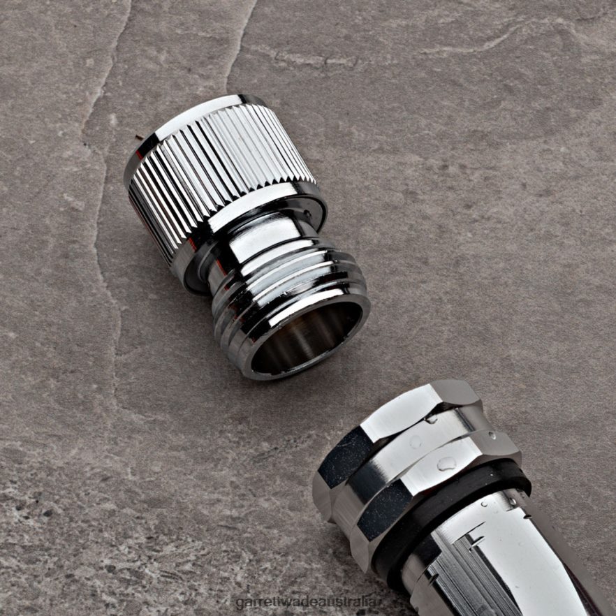 Garrett Wade Individual Quick-Release Chrome Hose Fittings Garden 46JHVR246
