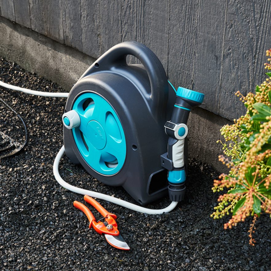 Garrett Wade Space-Saving Hose Reel Assembly Garden 46JHVR249