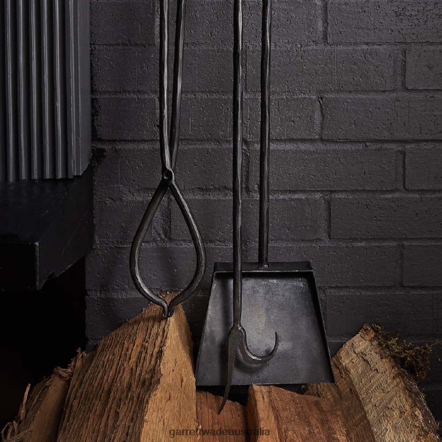 Garrett Wade 3-Piece Fireplace Tools Set Home & Kitchen 46JHVR972