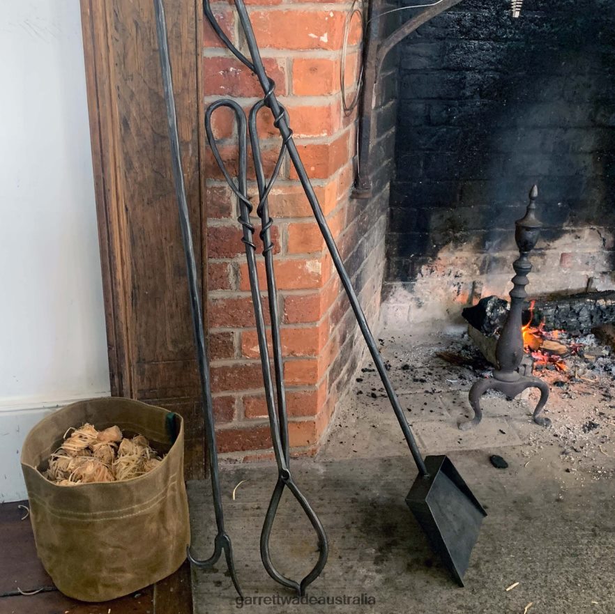 Garrett Wade 3-Piece Fireplace Tools Set Home & Kitchen 46JHVR972