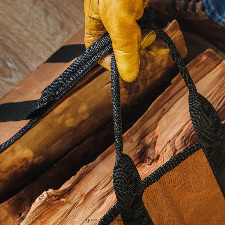 Garrett Wade Premium Waxed Canvas Log Carrier Home & Kitchen 46JHVR967