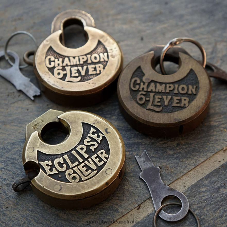 Garrett Wade Antique Pancake 6-Lever Lock Home & Kitchen 46JHVR1005