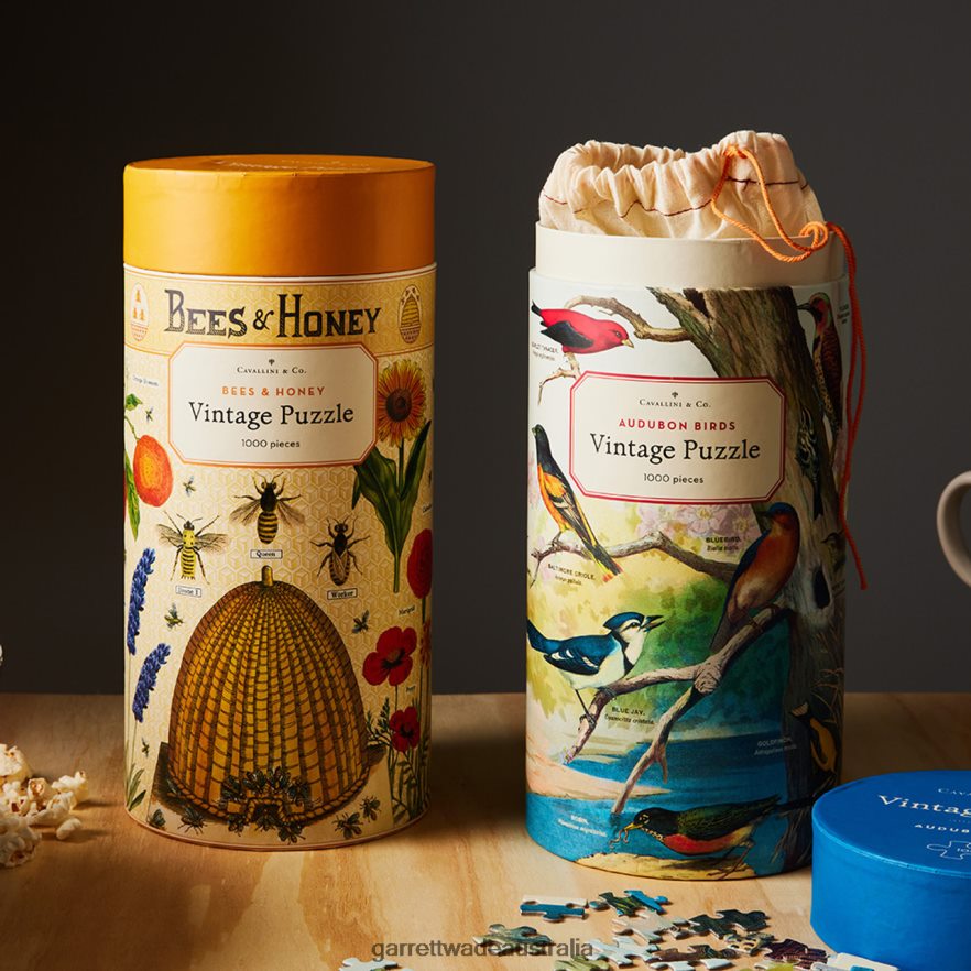 Garrett Wade 1000 Piece Jigsaw Puzzles with Vintage Imagery Home & Kitchen 46JHVR940