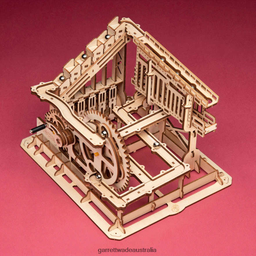 Garrett Wade 3D Wooden Marble Run Puzzle Home & Kitchen 46JHVR929