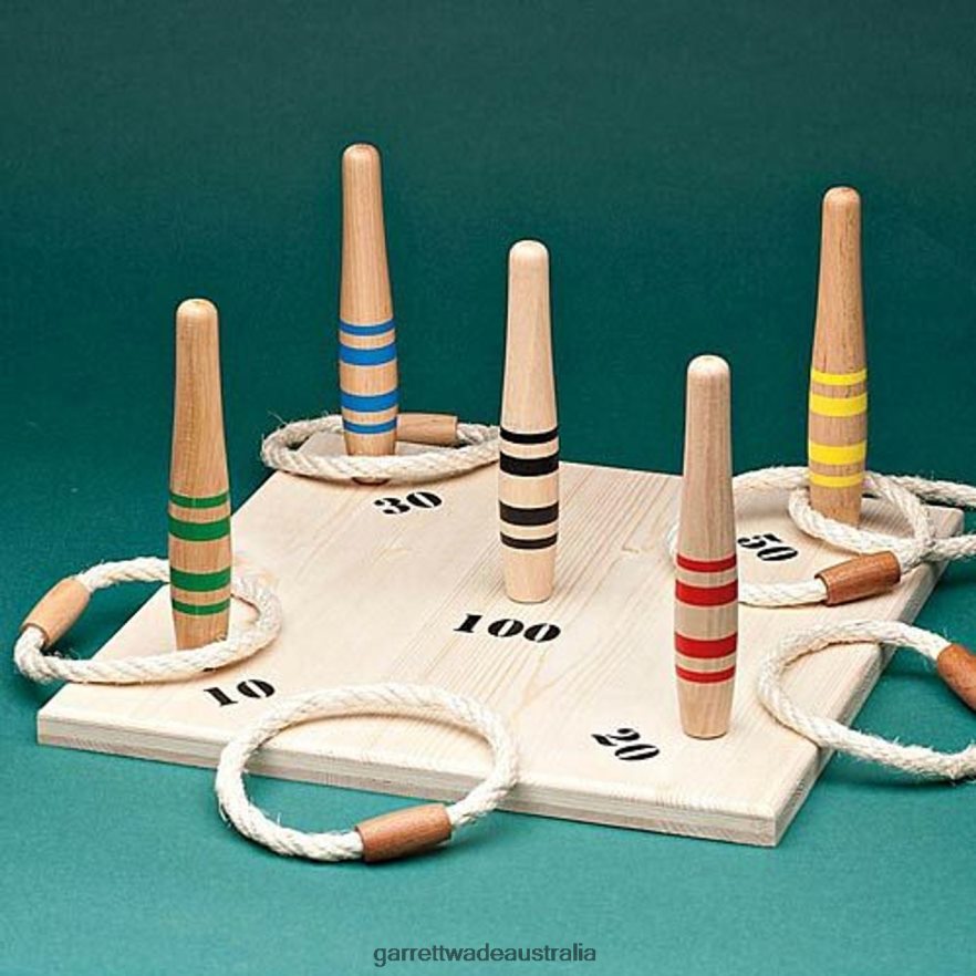 Garrett Wade Indoor Ring Toss Game & Rings Home & Kitchen 46JHVR900