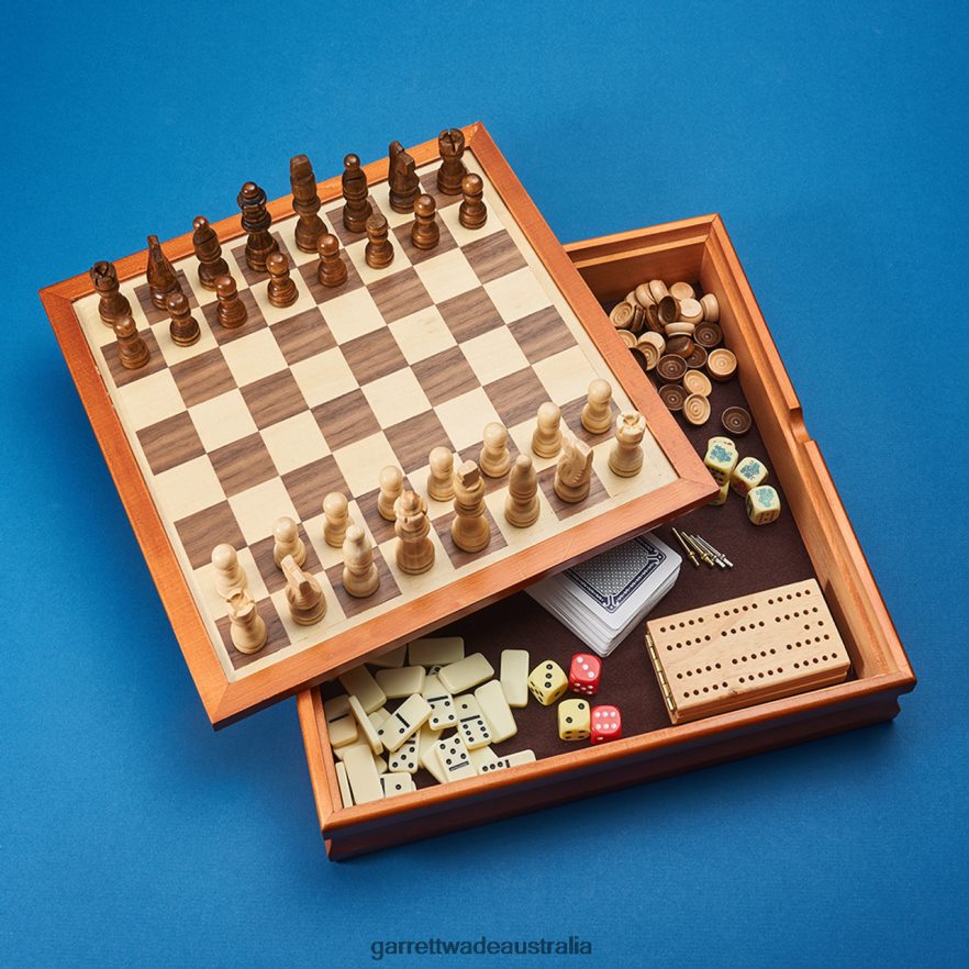 Garrett Wade Ultimate 7-in-1 Board Game Set Home & Kitchen 46JHVR915