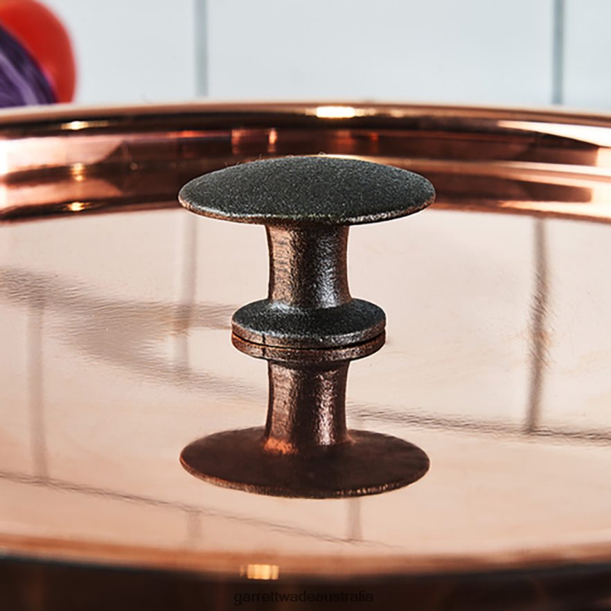 Garrett Wade Handmade 11'' Copper Chef's Pan with Lid Home & Kitchen 46JHVR763