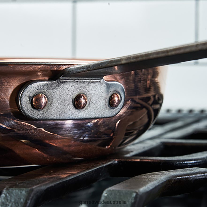 Garrett Wade Handmade 11'' Copper Chef's Pan with Lid Home & Kitchen 46JHVR763