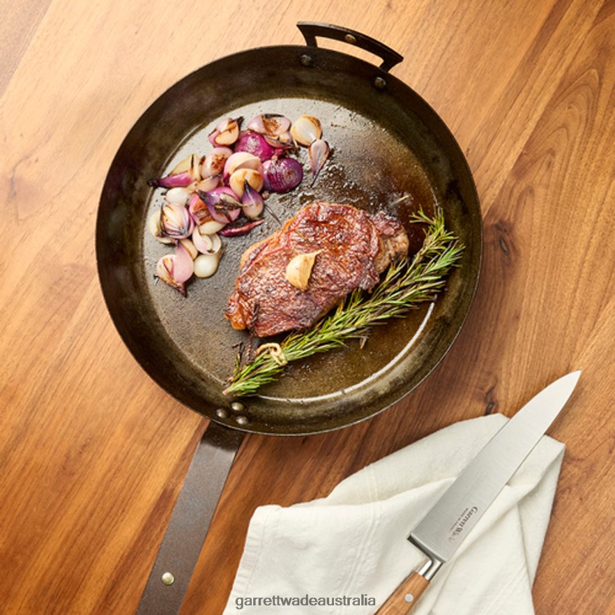 Garrett Wade Netherton Spun Iron Classic Frying Pan Home & Kitchen 46JHVR756