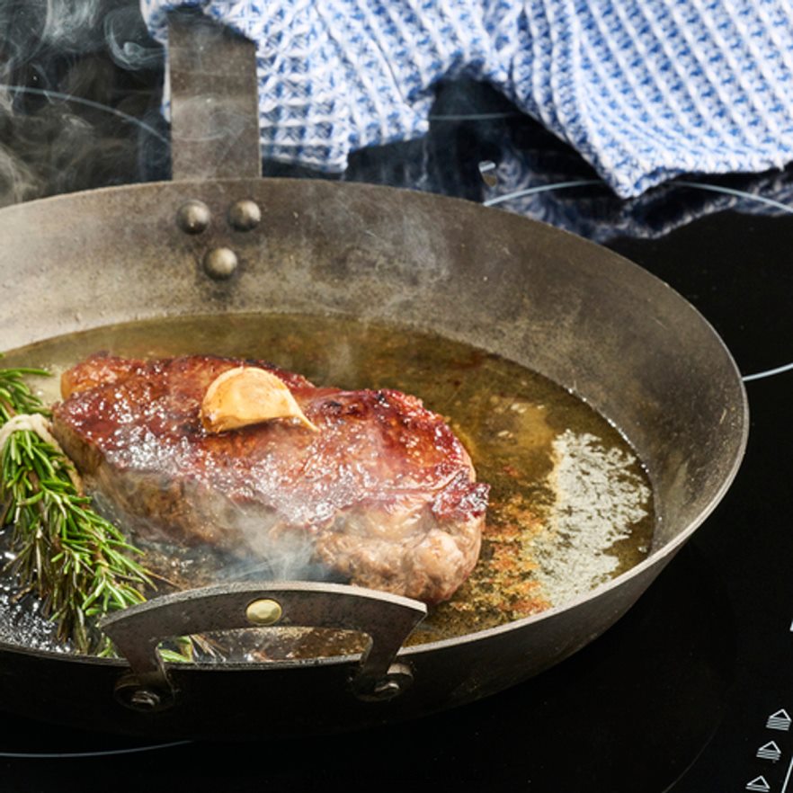 Garrett Wade Netherton Spun Iron Classic Frying Pan Home & Kitchen 46JHVR756