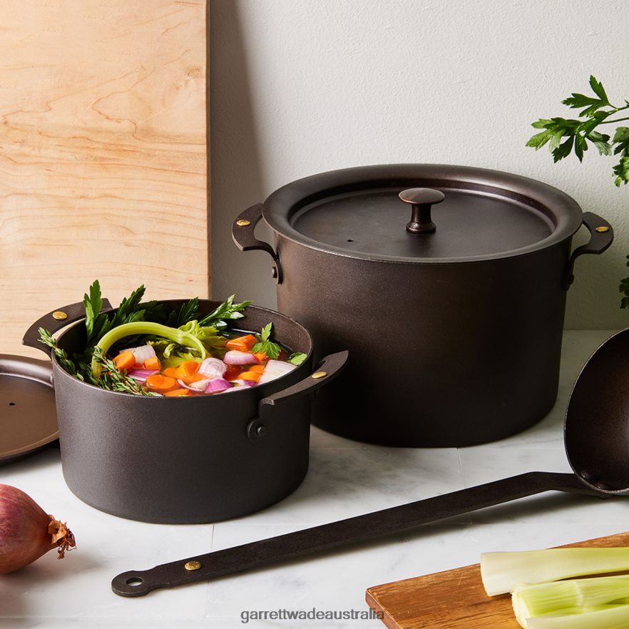 Garrett Wade Netherton Spun Iron Stock Pots Home & Kitchen 46JHVR755