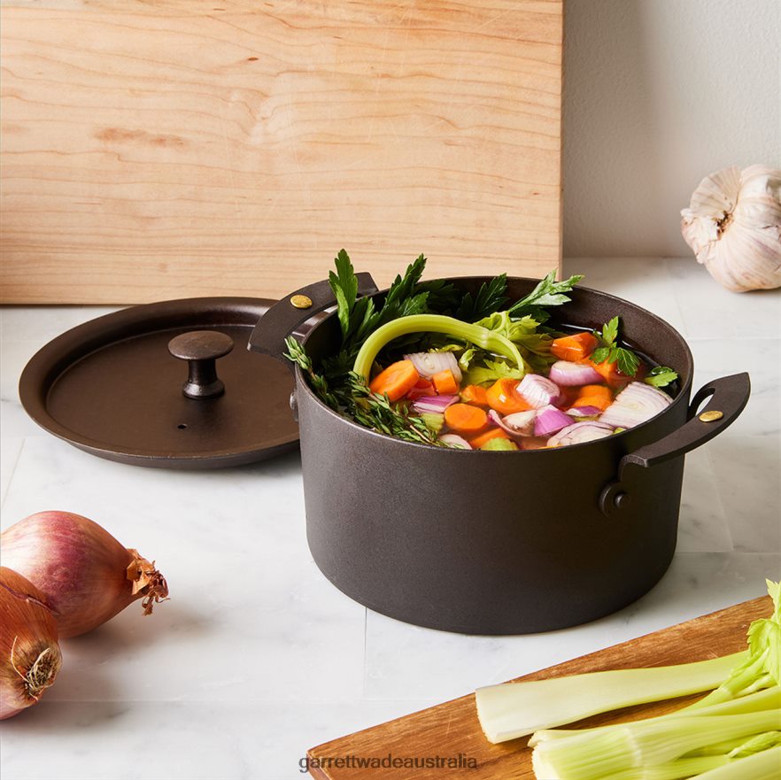 Garrett Wade Netherton Spun Iron Stock Pots Home & Kitchen 46JHVR755