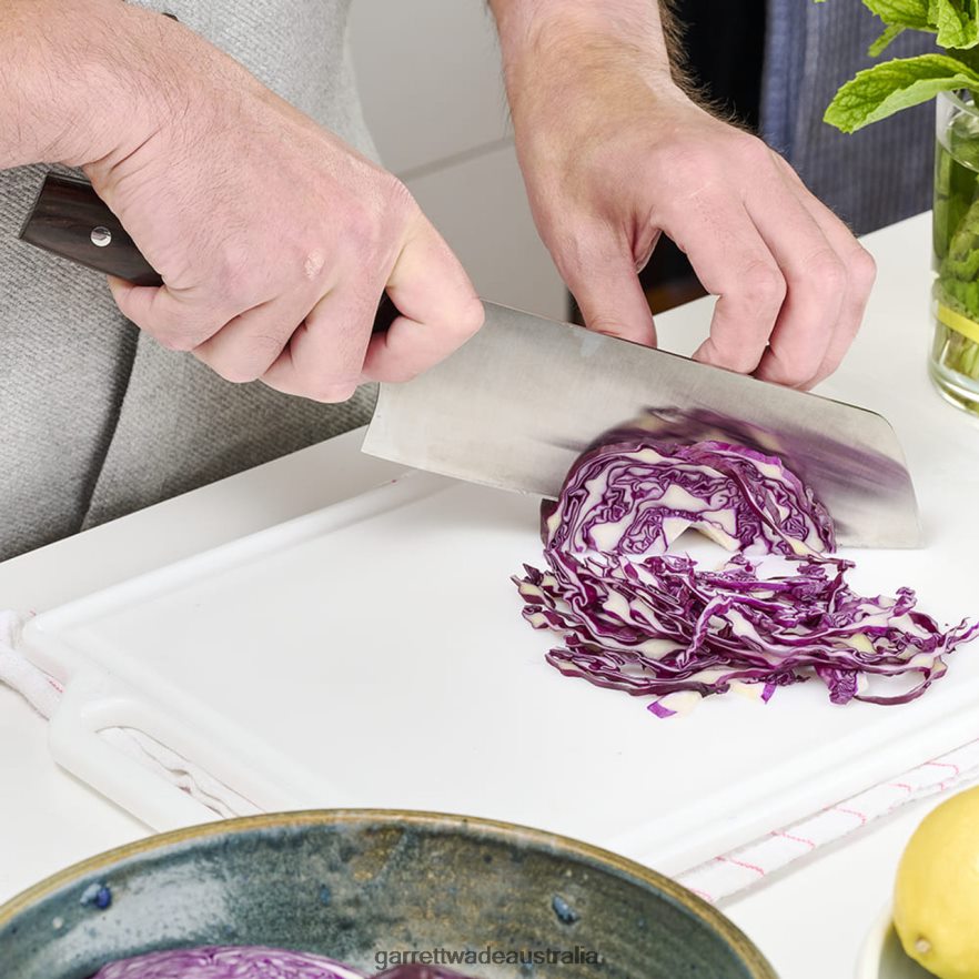 Garrett Wade Ebony Handled Chef's Cleaver Home & Kitchen 46JHVR775