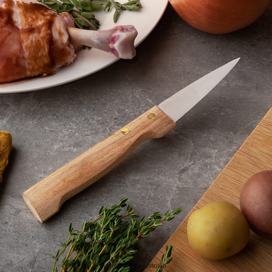 Garrett Wade Vintage French Beechwood-Handled Rabbit Bleeding Knife Home & Kitchen 46JHVR819