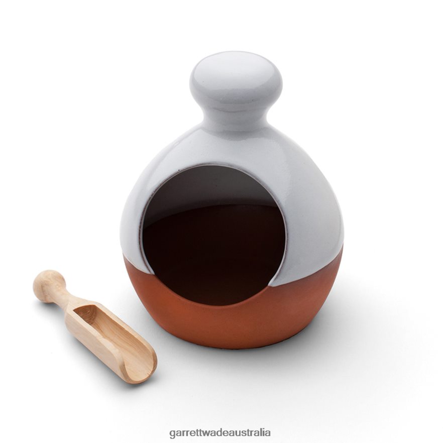 Garrett Wade Terracotta Salt Storage Set Home & Kitchen 46JHVR878