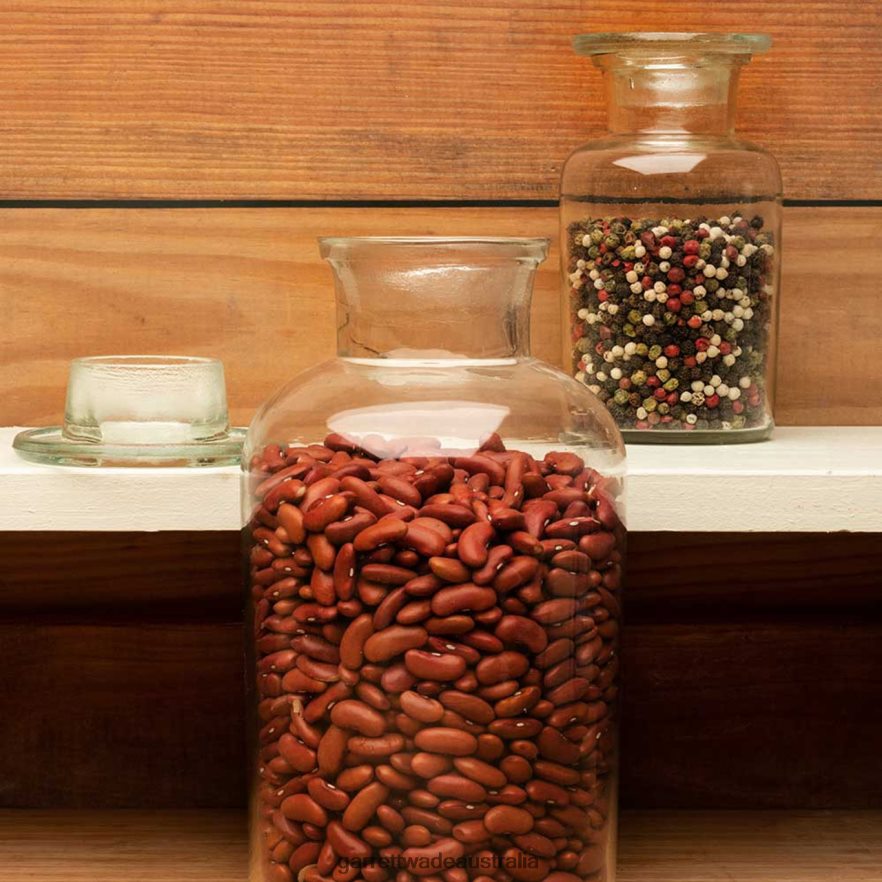 Garrett Wade Three Glass Apothecary Jars Home & Kitchen 46JHVR881