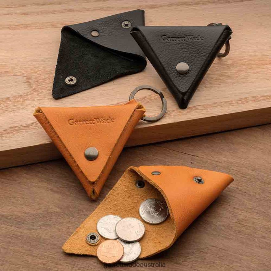 Garrett Wade Triangular Leather Coin Holder Home & Kitchen 46JHVR1060
