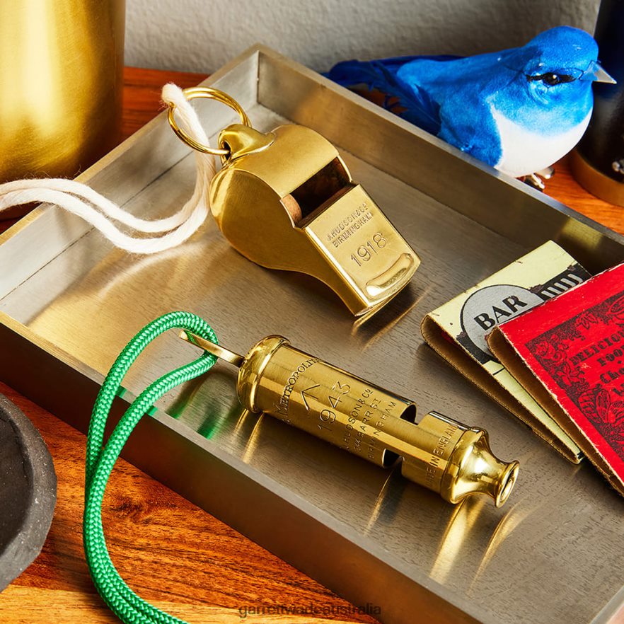 Garrett Wade 1918 Brass Artillery Officer's Whistle Outdoor 46JHVR305