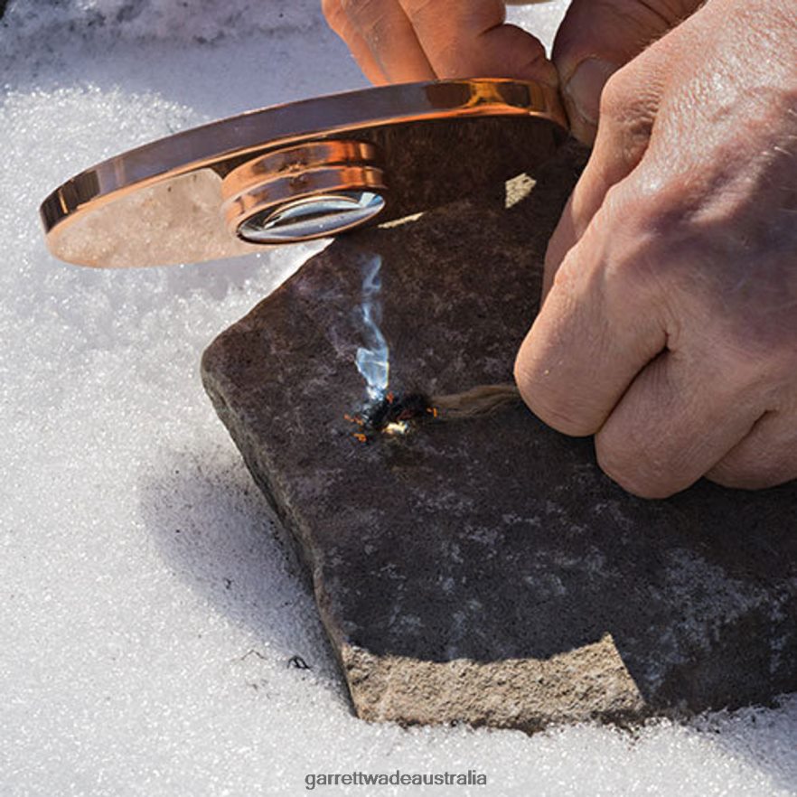 Garrett Wade Copper Tinder Box and Fire Starter Kit Outdoor 46JHVR317