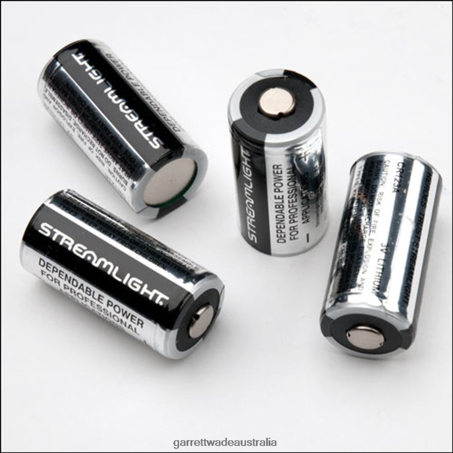 Garrett Wade Four Pack of CR123 Batteries Outdoor 46JHVR333