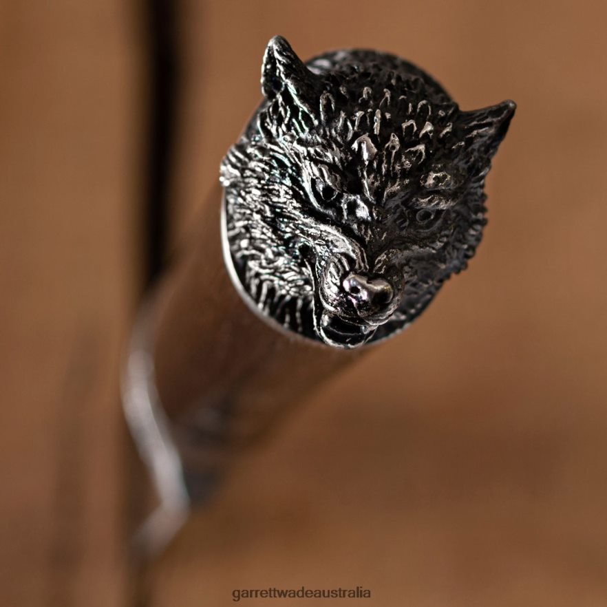 Garrett Wade Wolf-Pommel Hunting Knife Outdoor 46JHVR329