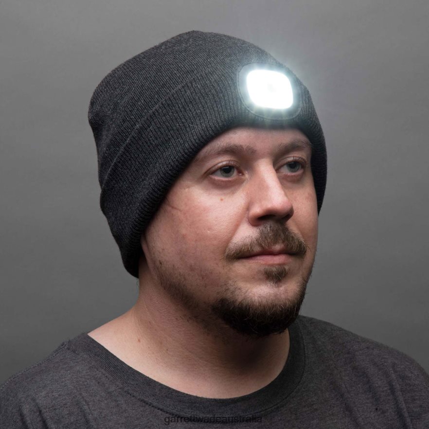 Garrett Wade Winter Beanie with a Built in Rechargable LED Light Outdoor 46JHVR337