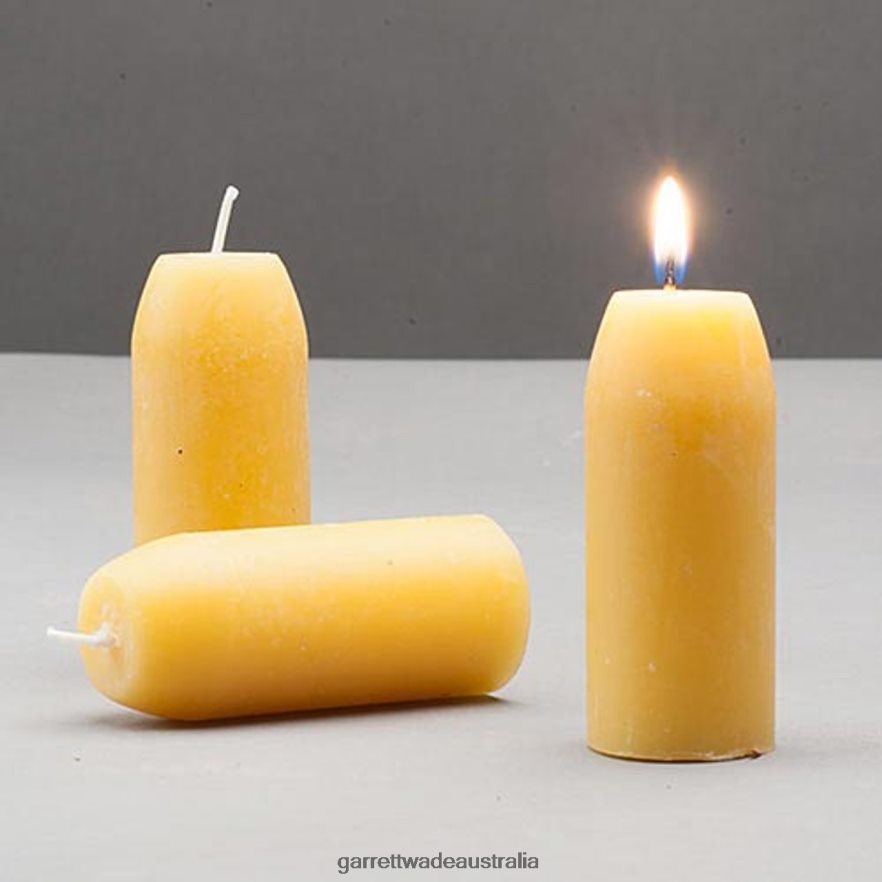 Garrett Wade Pack of 3 12 hr Beeswax Candles Outdoor 46JHVR348
