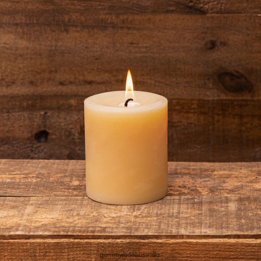Garrett Wade USA Beeswax Pillar Candles Outdoor 46JHVR346