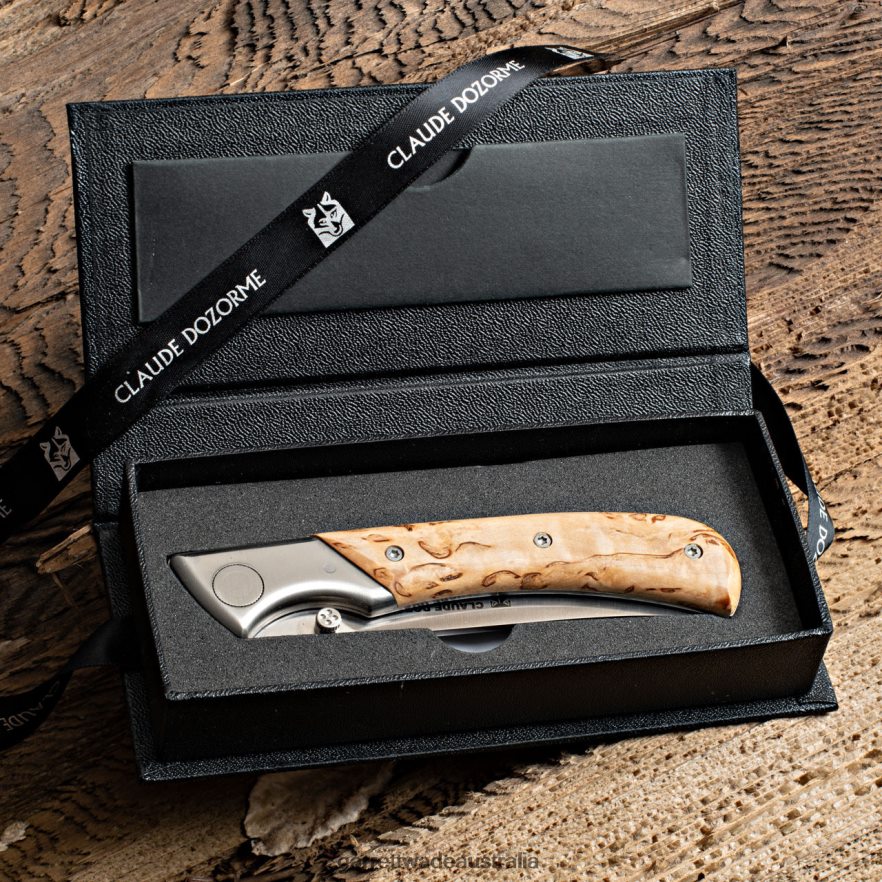 Garrett Wade Dwarf Birch Handle Pocket Knife Outdoor 46JHVR388