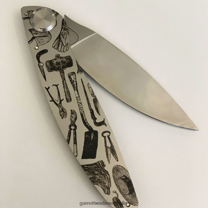 Garrett Wade K2 Engraved Garden Tool Folding Knife Outdoor 46JHVR392