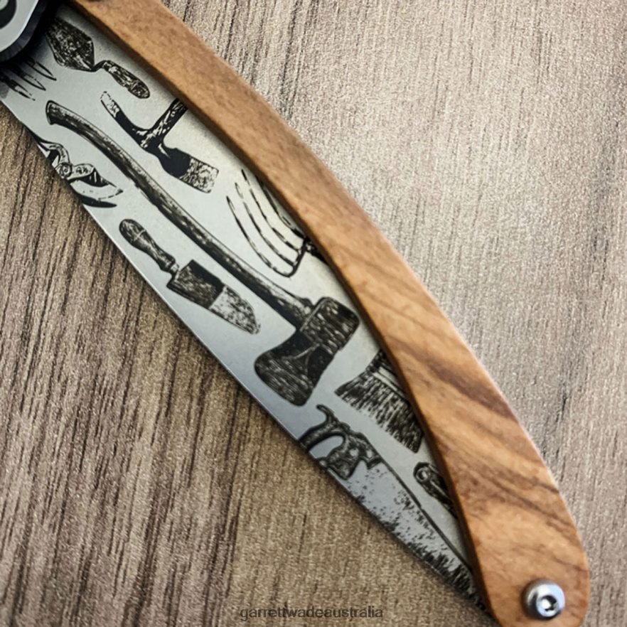 Garrett Wade K2 Engraved Garden Tool Folding Knife Outdoor 46JHVR392